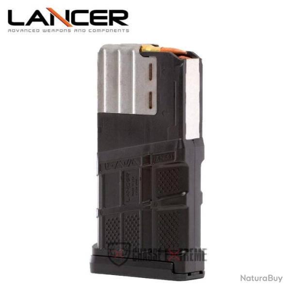 Chargeur LANCER Opaque 20 Cps Cal 308 Win Noir pour SR-25, XCR, DPMS, SIG716