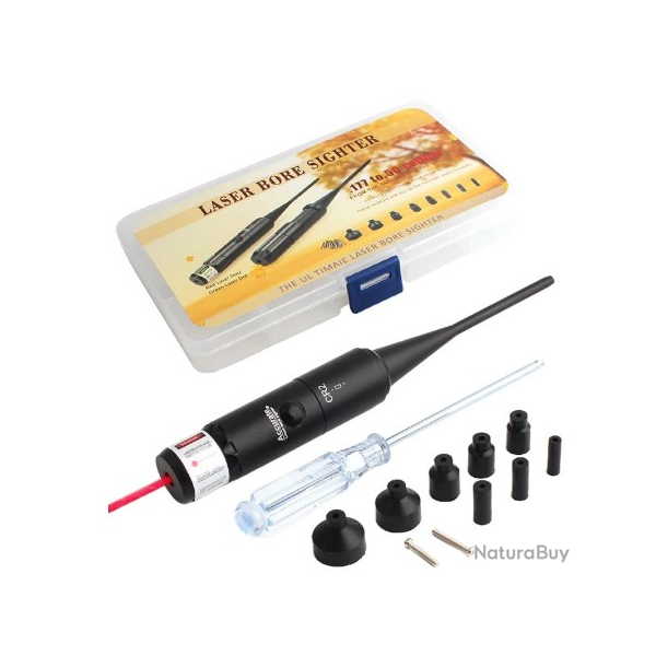 Kit viseur d'al�sage l�ger, calibre. 22 �. 50, Laser rouge + Batterie CR2