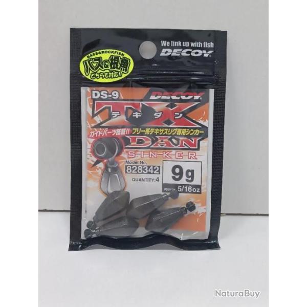 !! Decoy DS-9 Sinker TX Dan Sinker 9g !!!