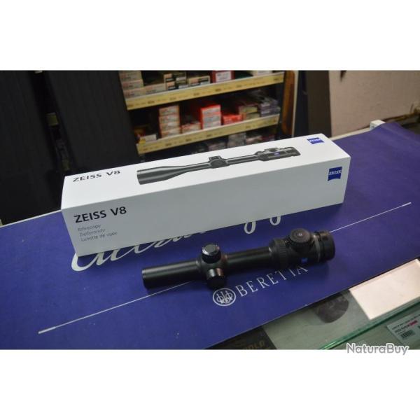 LUNETTE DE TIR ZEISS VICTORY V8 1,1-8X24 - R�TICULE LUMINEUX 60 - FIXATION RAIL ZM  NEUVE