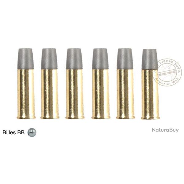 ASG - Lot de 6 douilles pour revolver Schofield 4.5mm CO2 BB