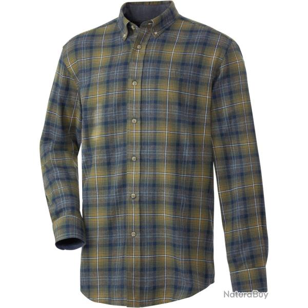 Chemise de chasse � carreaux en flanelle Couleur Thyme