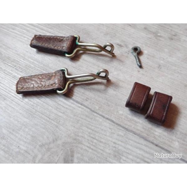 Crochets de sangle et passants pour restauration holster revolver 1882, P210, porte-cartes, ...