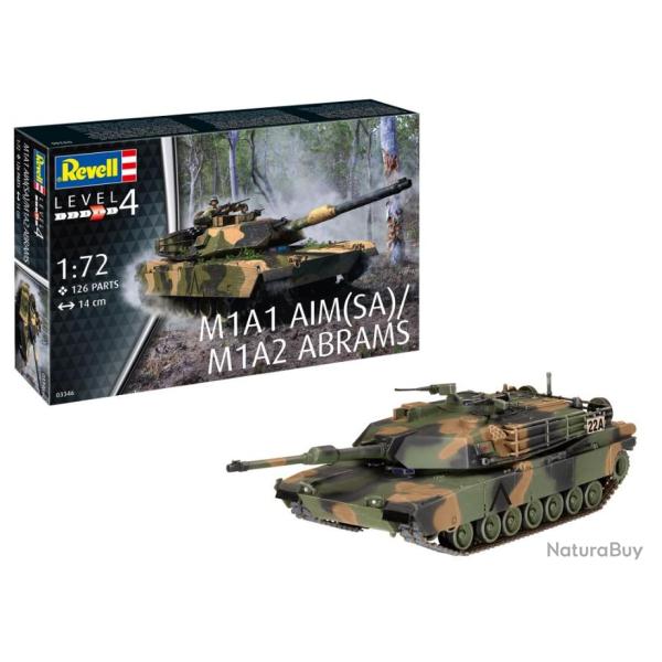 Maquette  monter - M1 A2 Abrams 1/72 | Revell (0000 4207)