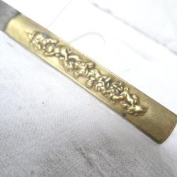 317)  lot kozuka  , beau couteau  japonais , lame sign&eacute;e