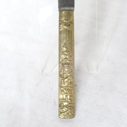 318)  lot kozuka  , beau couteau   japonais , lame sign&eacute;e