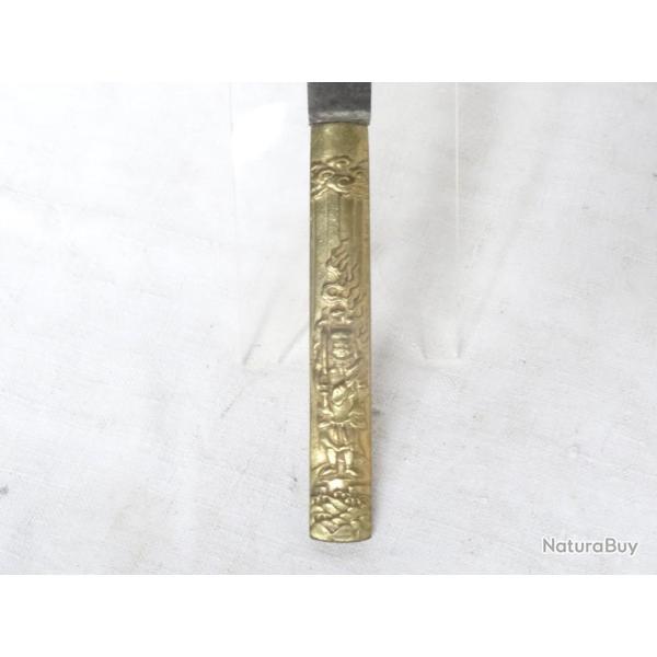 318)  lot kozuka  , beau couteau   japonais , lame sign�e