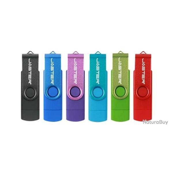 Cl� usb JASTER 2.0 + OTG PC Smarthpone Tablette haute vitesse 64gb