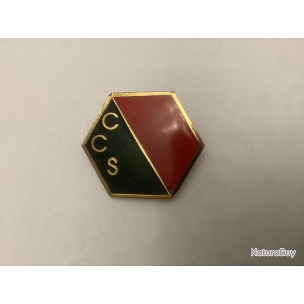 insigne m�tallique de la Compagnie de Commandement et de Services - L�gion Etrang�re (R.E.I)