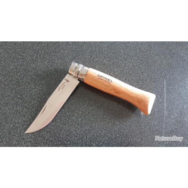 Opinel N�9 lame inox manche en h�tre (neuf)