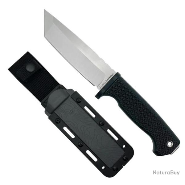 Couteau Demko FREEREIGN Tanto Lame Acier AUS-10A Satin Manche TPE Etui Kydex DEM09620