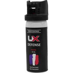 Bombe lacrymog&egrave;ne 50 ml gel poivre capot clapet UMAREX LIV GRATIS