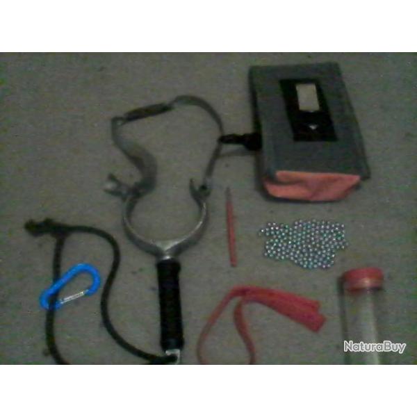 lance pierre en fer forg puissant