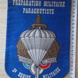 fanion collection pr&eacute;paration militaire parachutiste 3&eacute;me r&eacute;gion