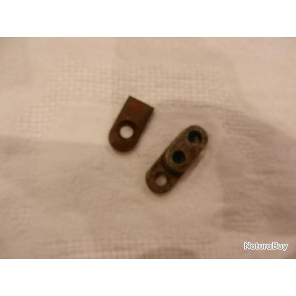 deux pices mtal de mousqueton militaire franais mod. 1892