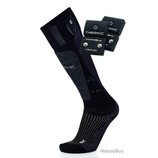 Powersock Set Heat Uni + S-Pack 1200 V2, Therm-Ic 39-41 Noir
