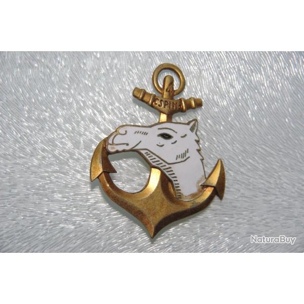 INSIGNE SAHARA : 4 � CIE SAHARARIENNE   PORTEE INFANTERIE DE MARINE ----- ARTHUS BERTRAND 46 RUE DE