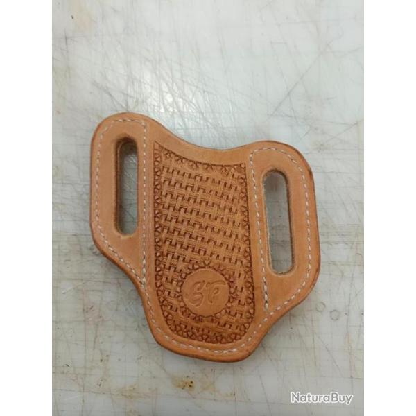 �tui sandwich pour couteaux decors tressage fin