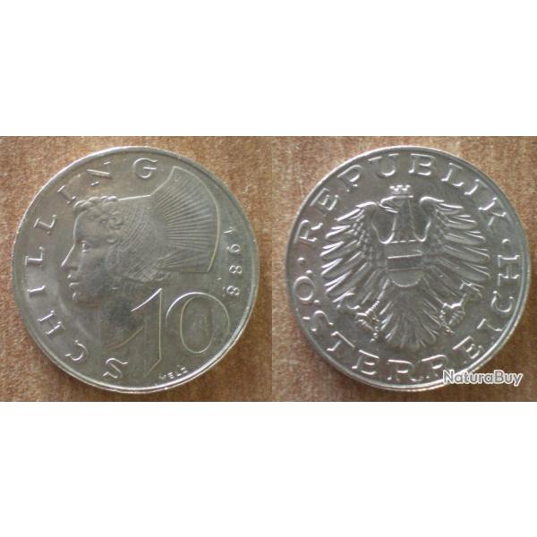 Autriche 10 Schilling 1988 Piece Austria