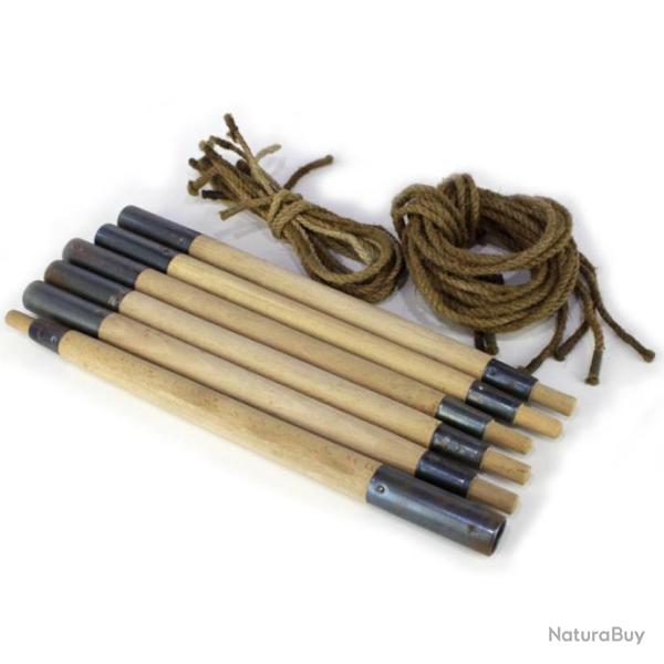 Mat pour tente US-France WW2 ou postWW2 (kit lot avec cordelette)