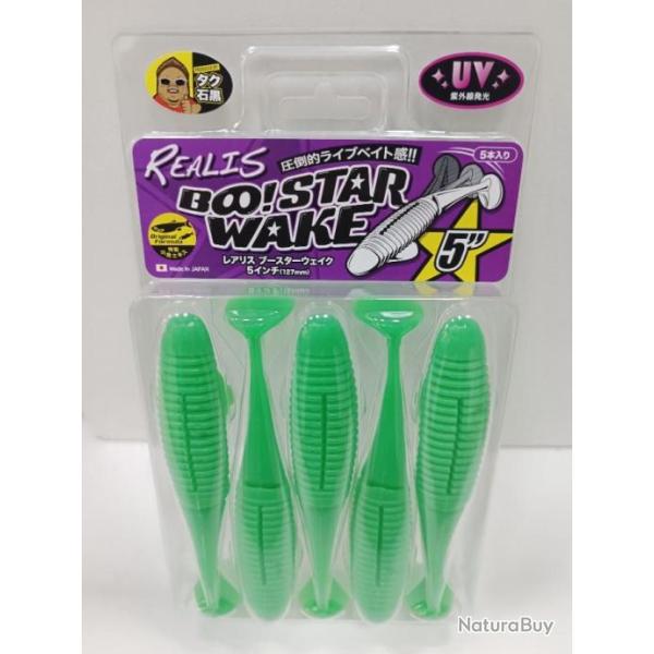 !! DUO REALIS boostar wake 5" SOLID GREEN UV !!