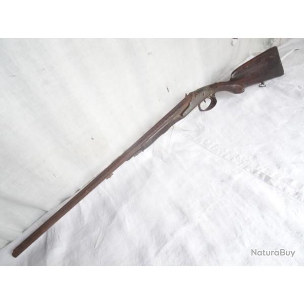 PA-304) lot = trs beau fusil dbut XIX a percussion a restaurer = MARQUIS a paris ?