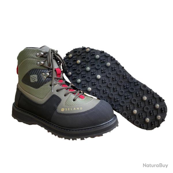 Chaussures de Wading Seland Abotapop K Semelle en Caoutchouc et Pointes