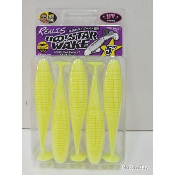 !! DUO REALIS boostar wake 5" SOLID YELLOW UV !!