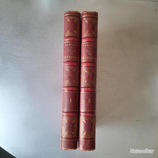 Histoire des Ducs de Bourgogne de la Maison de Valois, Tomes 1 et 2. De Barante