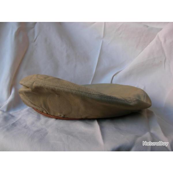 WW2/POSTWAR FRANCE BERET MILITAIRE FRANCAIS DU TYPE MODLE 1959 BEIGE