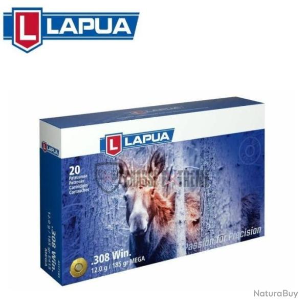 20 Munitions LAPUA Sp Mega Cal 308 Win -185gr