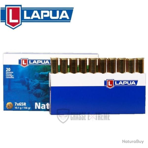 20 Munitions LAPUA Naturalis Solid Cal 7x65R -155gr