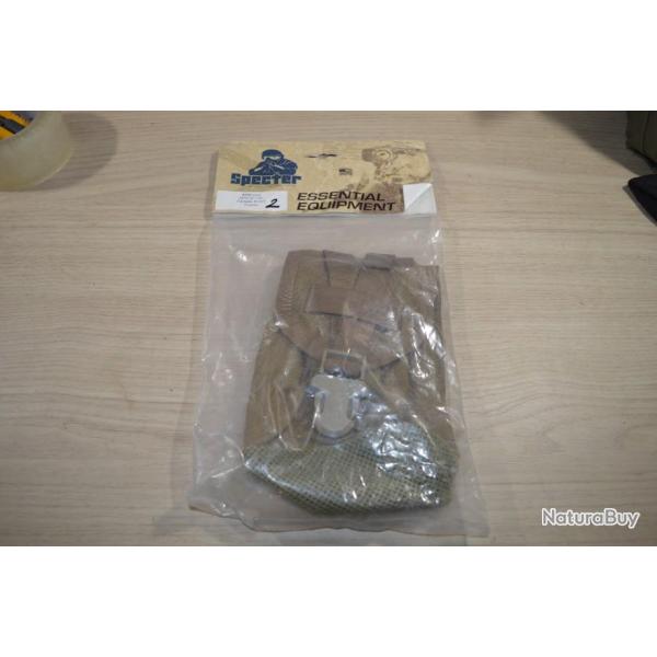 porte chargeur SPECTER MOLLE 1. CANTEEN COVER COYOTE etuis surplus Neuf (2)