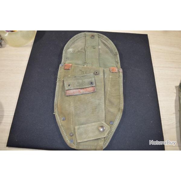 Housse de pelle US post WW2 France �quipement Am�ricain outil French   (2)