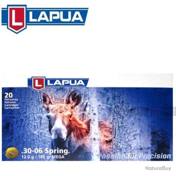 20 Munitions LAPUA Mega 185Gr Cal 30-06 Sprg