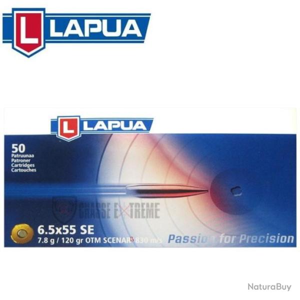 50 Munitions LAPUA Otm Scenar L 120Gr Cal 6.5x55 SE
