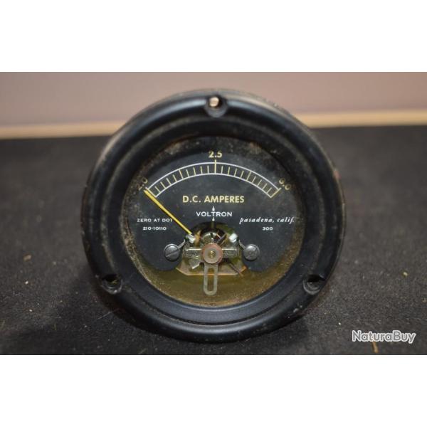 D.C Amperes Voltron voltomtre Expanded Pasadena ancien outil mesure  (1)