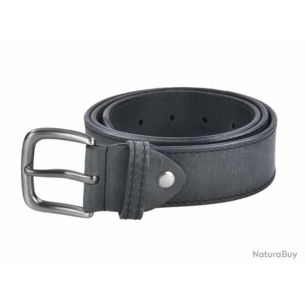 CEINTURE EN CUIR NOIR 95cm