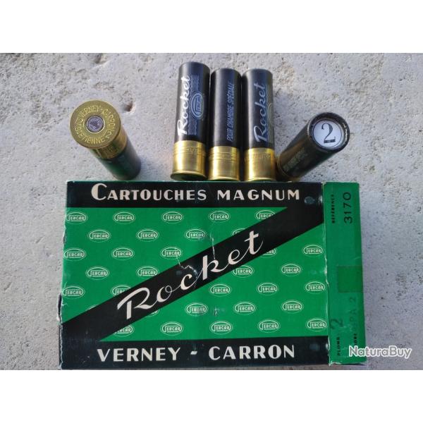 RARE.10 TRES ANCIENNES CARTOUCHES DE COLLECTION VERNEY CARRON.Cal 12 MAGNUM