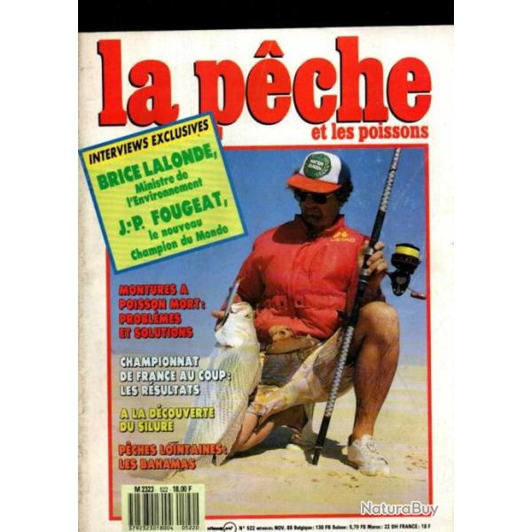 la p�che et les poissons 522 novembre 88, p�ches bahamas, pageots difficiles , �viter la casse