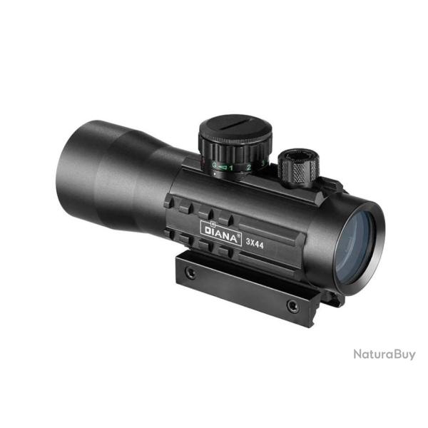 DIANA Lunette de Vis�e Tir Optique 3X44 11-20mm Viseur Point Rouge Vert Lumineux pour la Chasse