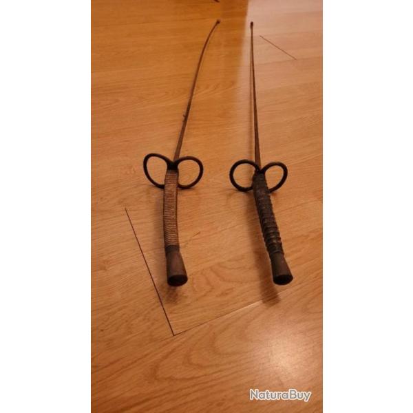 Fleurets d'entra�nement