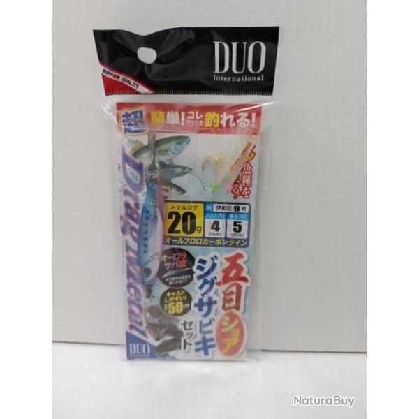 !! DUO DRAG M�TAL SHORE JIG SET 20G BLUE PINK SARINDE !!