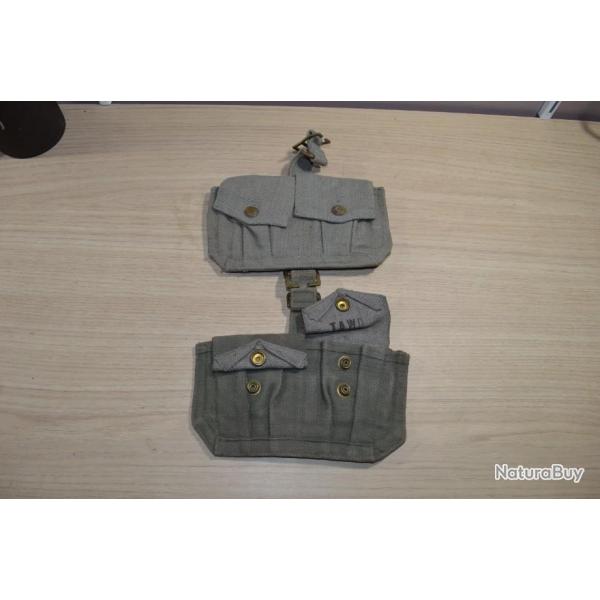 cartouchieres Anglaise / Belge tissu 1950 pour Enfield Reconstitutions surplus GB (3)