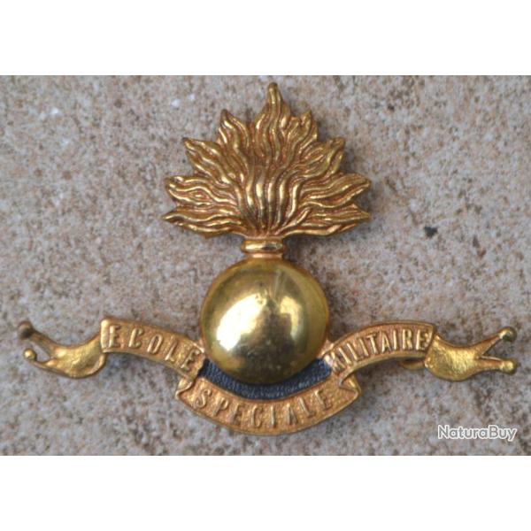 Insigne de b�ret, Ecole Sp�ciale Militaire, d�coup�, matric�