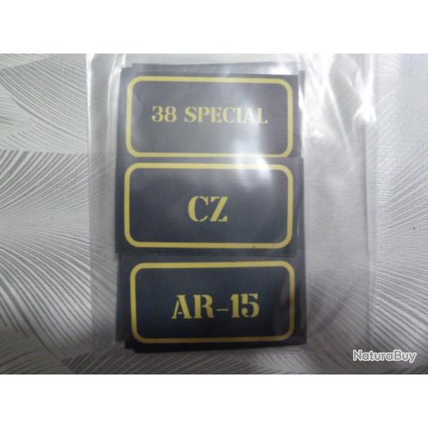 magnet pour caisse a munition - signaltique- 38 spcial