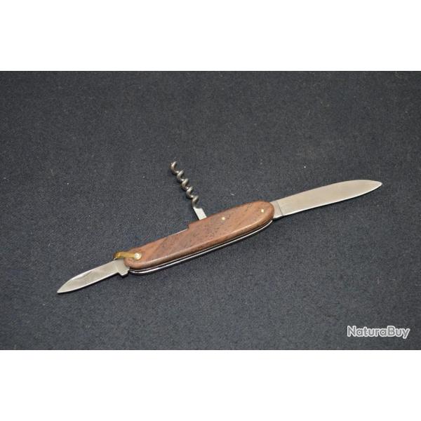 Couteau de poche  / Canif  tir bouchon  chasse prototype �labor� a Thiers china garanti 222   (1)