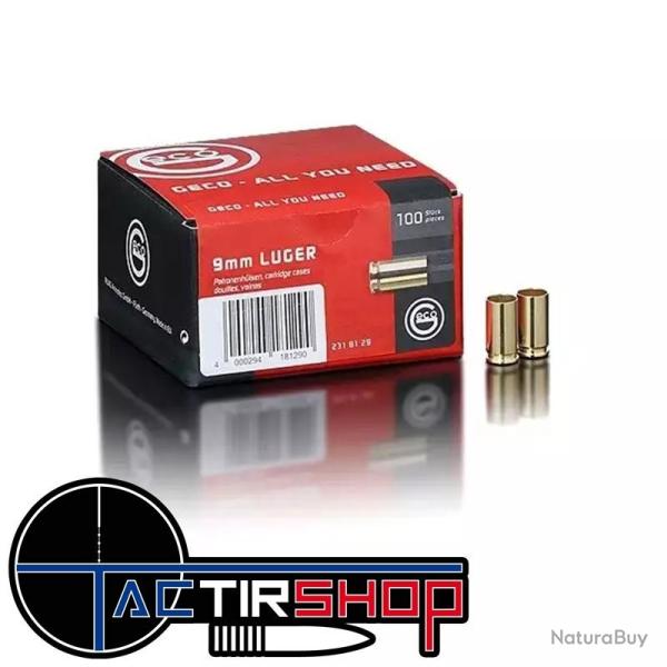 1000 Douilles Geco .9 mm Luger
