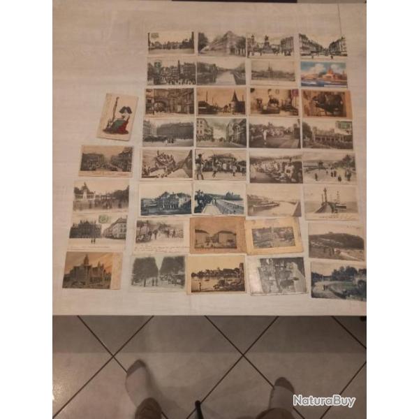 Lot de carte postale ancienne