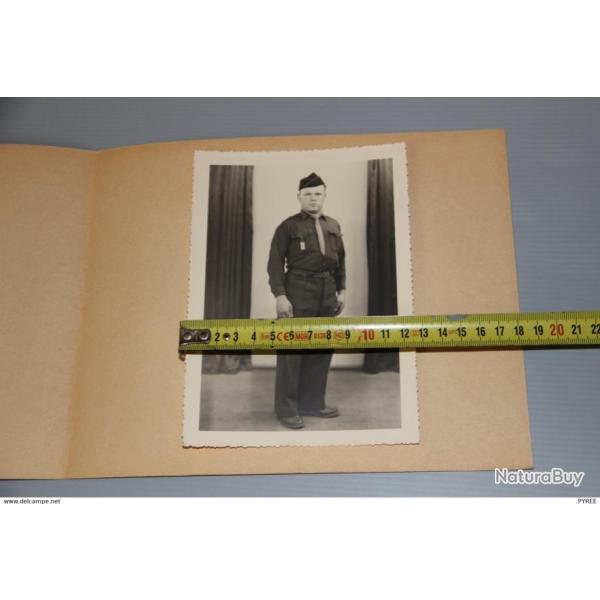 PHOTO STUDIO GRAND FORMAT 16 RGIMENT DU GNIE EN AUTRICHE INSIGNE